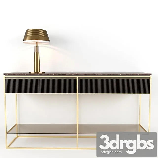 Visionnaire console banner 2 3D Model Free