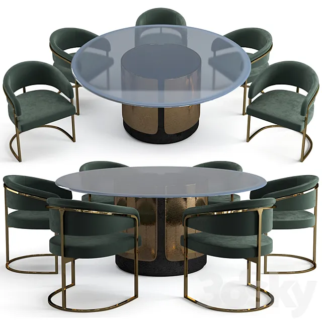 Visionnaire dining set 3DModel