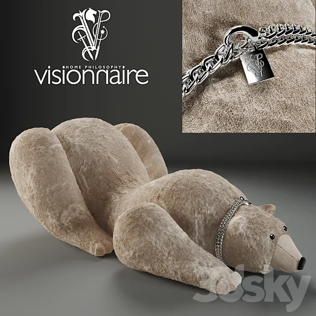 visionnaire Dubhe BEAR CHAISE-LONGUE 3DModel