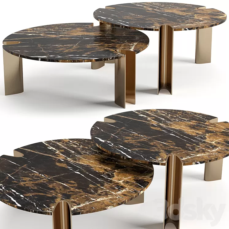 Visionnaire Egmont coffee table 3D Model Free