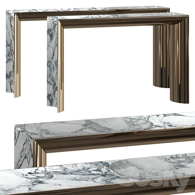 Visionnaire Ekos Console Tables 3DModel