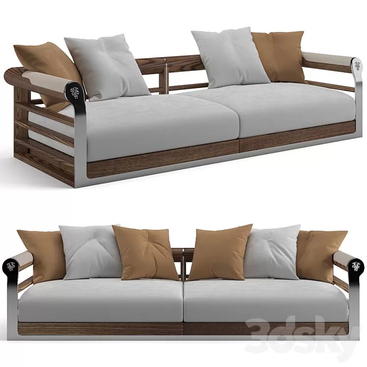 Visionnaire Galloway sofa 3D Model Free Download