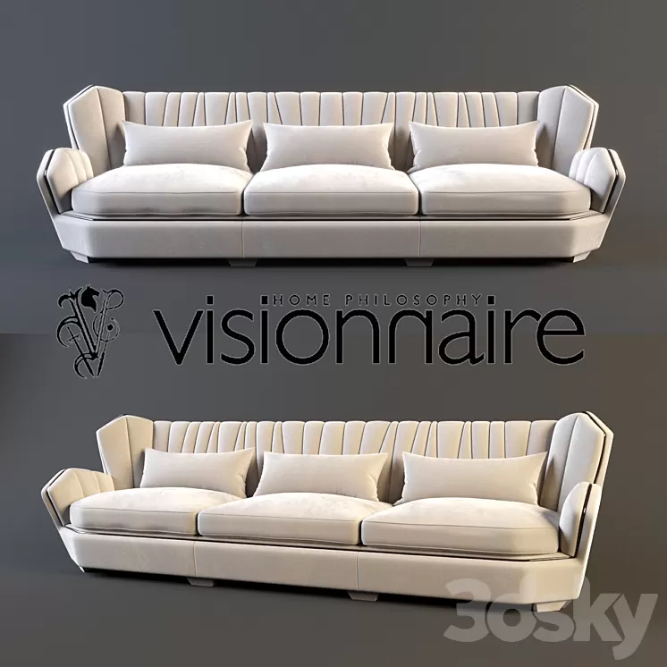 Visionnaire Hemingway sofa 3D Model