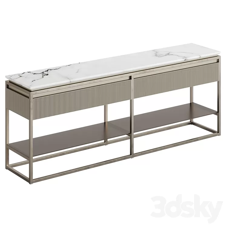 Visionnaire Home Banner B95 Console 3D Model
