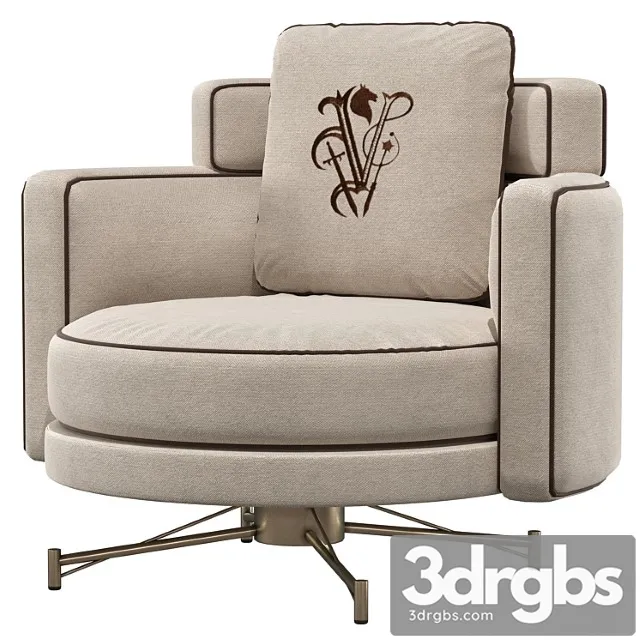 Visionnaire Khamma Armchair 1 3D Model Free