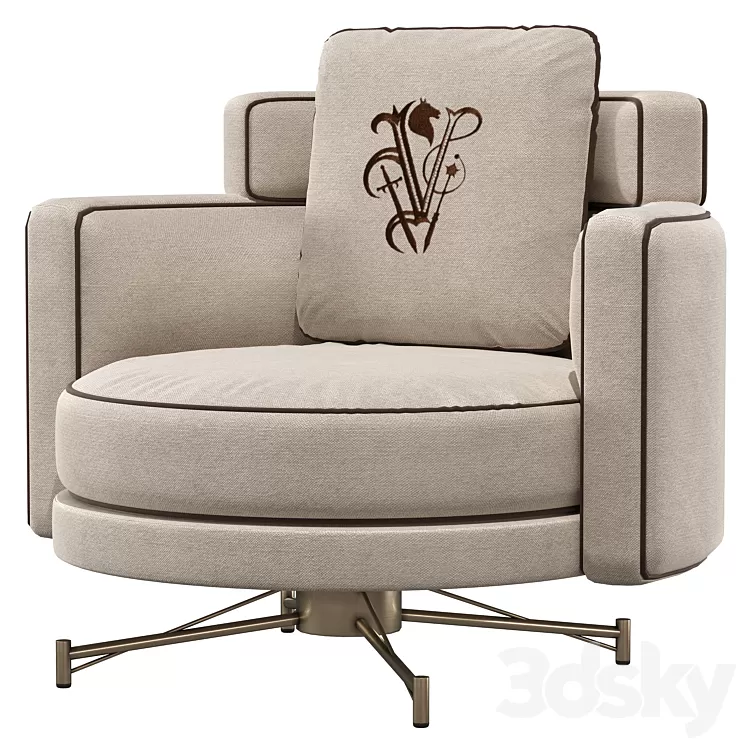 visionnaire khamma armchair 3D Model Free Download