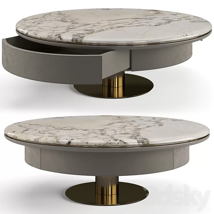 Visionnaire Korvac coffee table 3D Model Free
