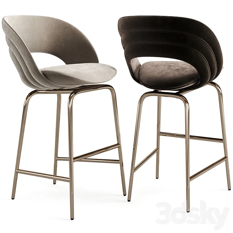 Visionnaire Kylo Stool 3D Model Free