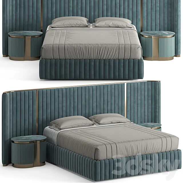 Visionnaire Leonardo Bed 3D Model