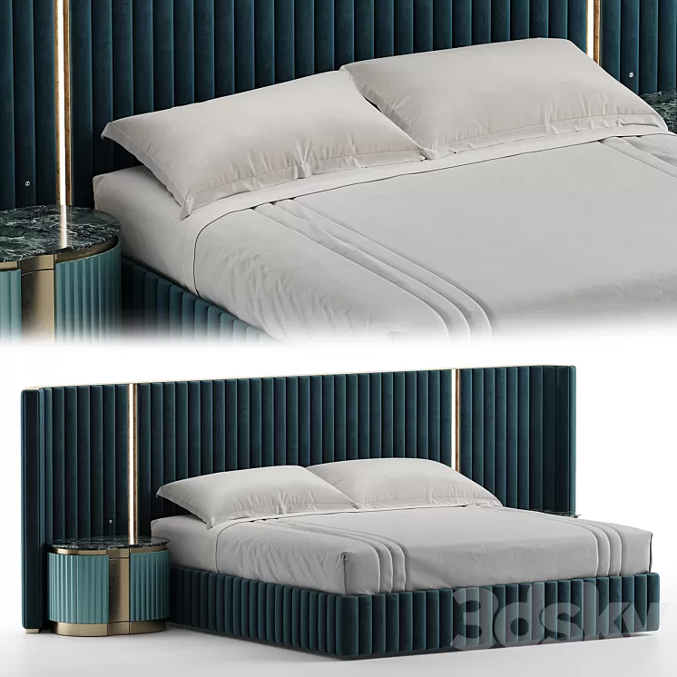 visionnaire leonardo bed 3D Model