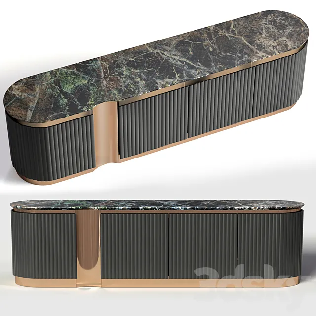 Visionnaire Leonardo Low Unit 3D Model