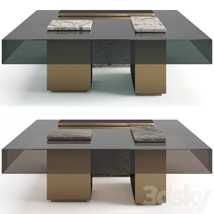 Visionnaire Marty coffee table 3D Model Free