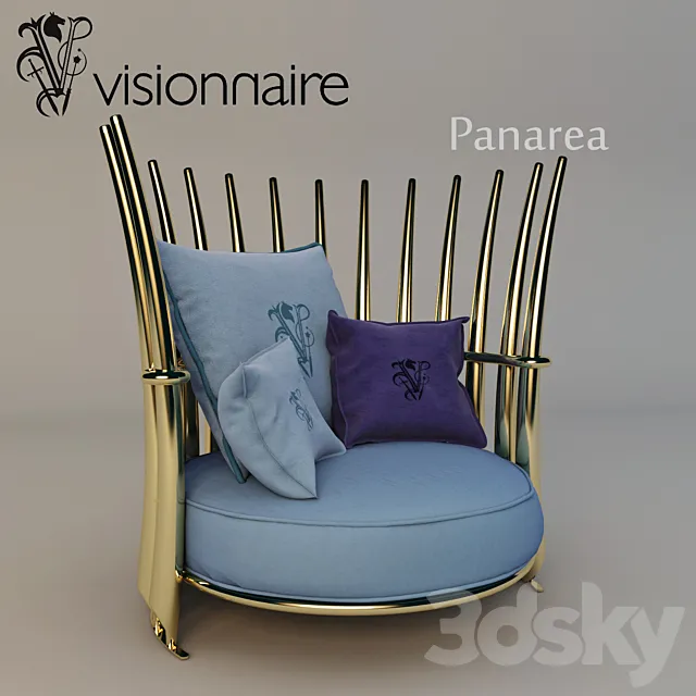 Visionnaire Panarea armchair 3D Model