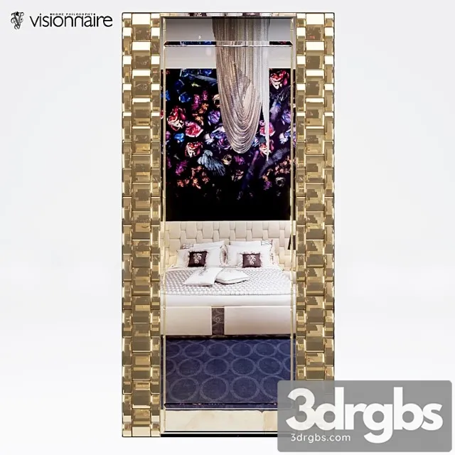 Visionnaire Perkins Mirror 3D Model Free