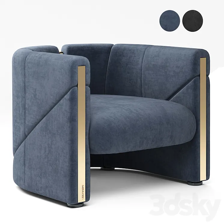 Visionnaire Petra Armchair 3D Model Free