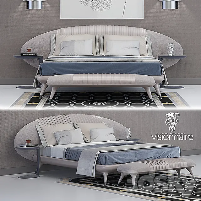 Visionnaire Princess Bed 3DModel