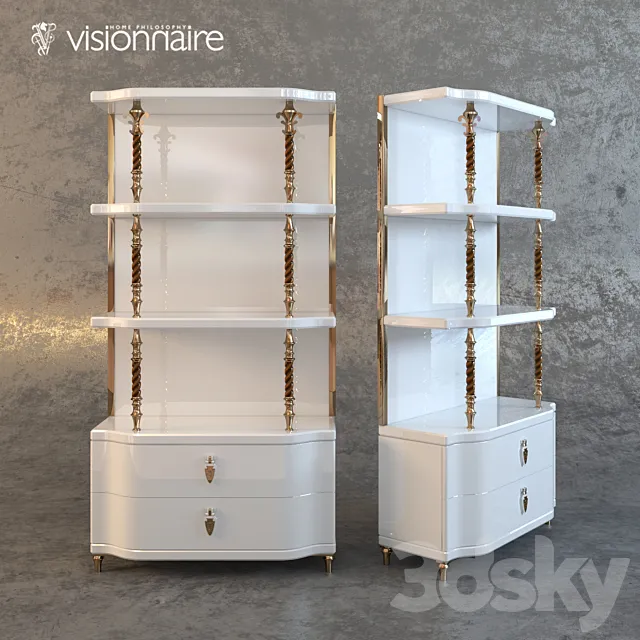 Visionnaire Princeton Bookshelf 3DModel