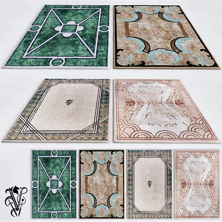 Visionnaire rugs 3D Model