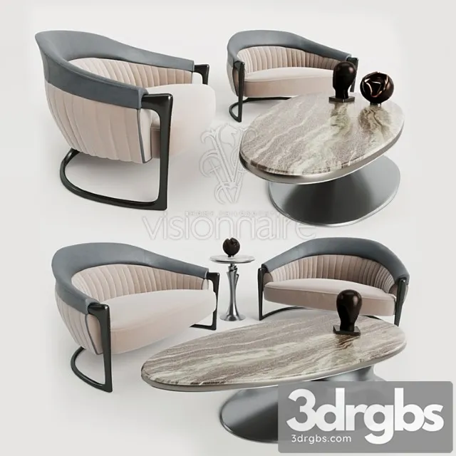 Visionnaire Set 2 3D Model Free