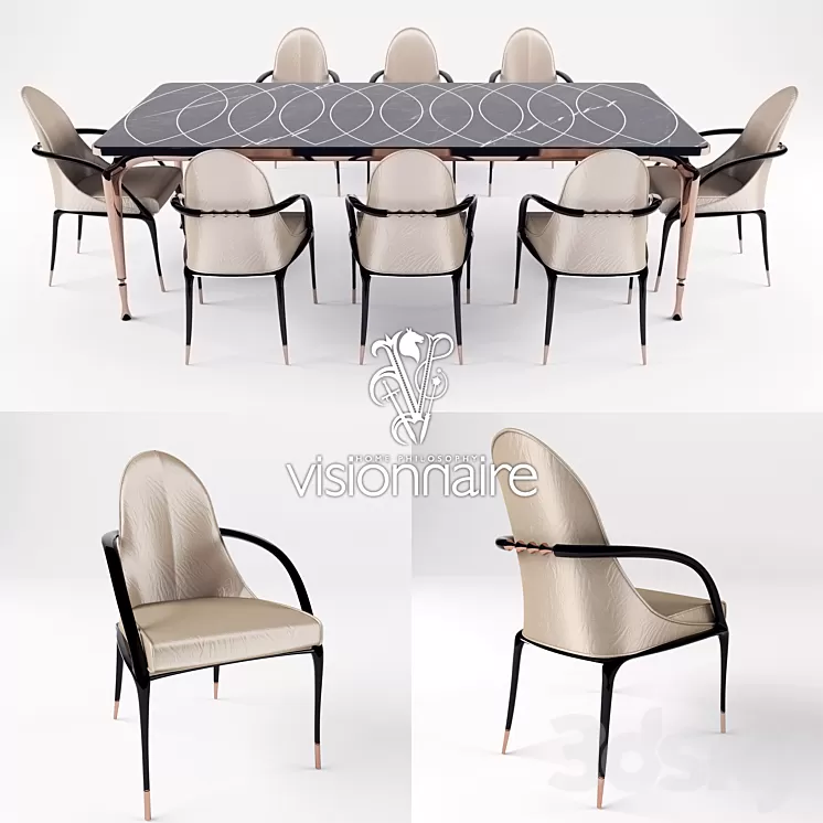Visionnaire Thule and Jera 3D Model