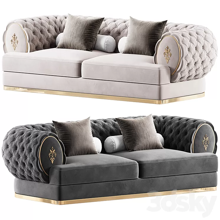 Visionnaire_oberon_sofa 3D Model Free