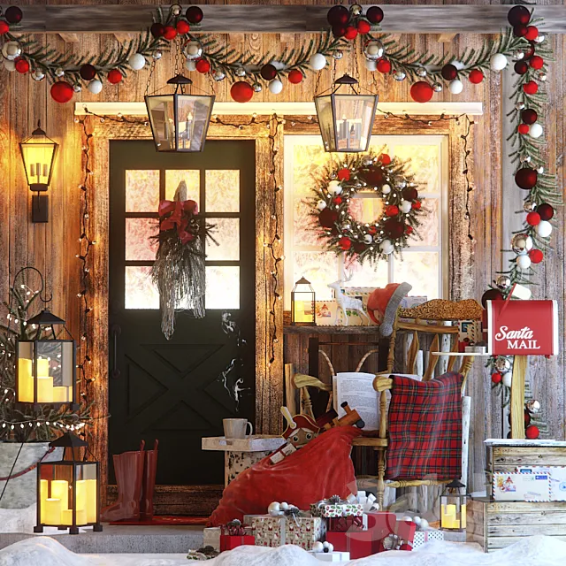 Visiting Santa Claus 3D Model