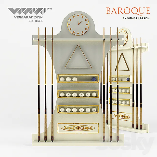 Vismara Cue Rack Baroque 3D Model