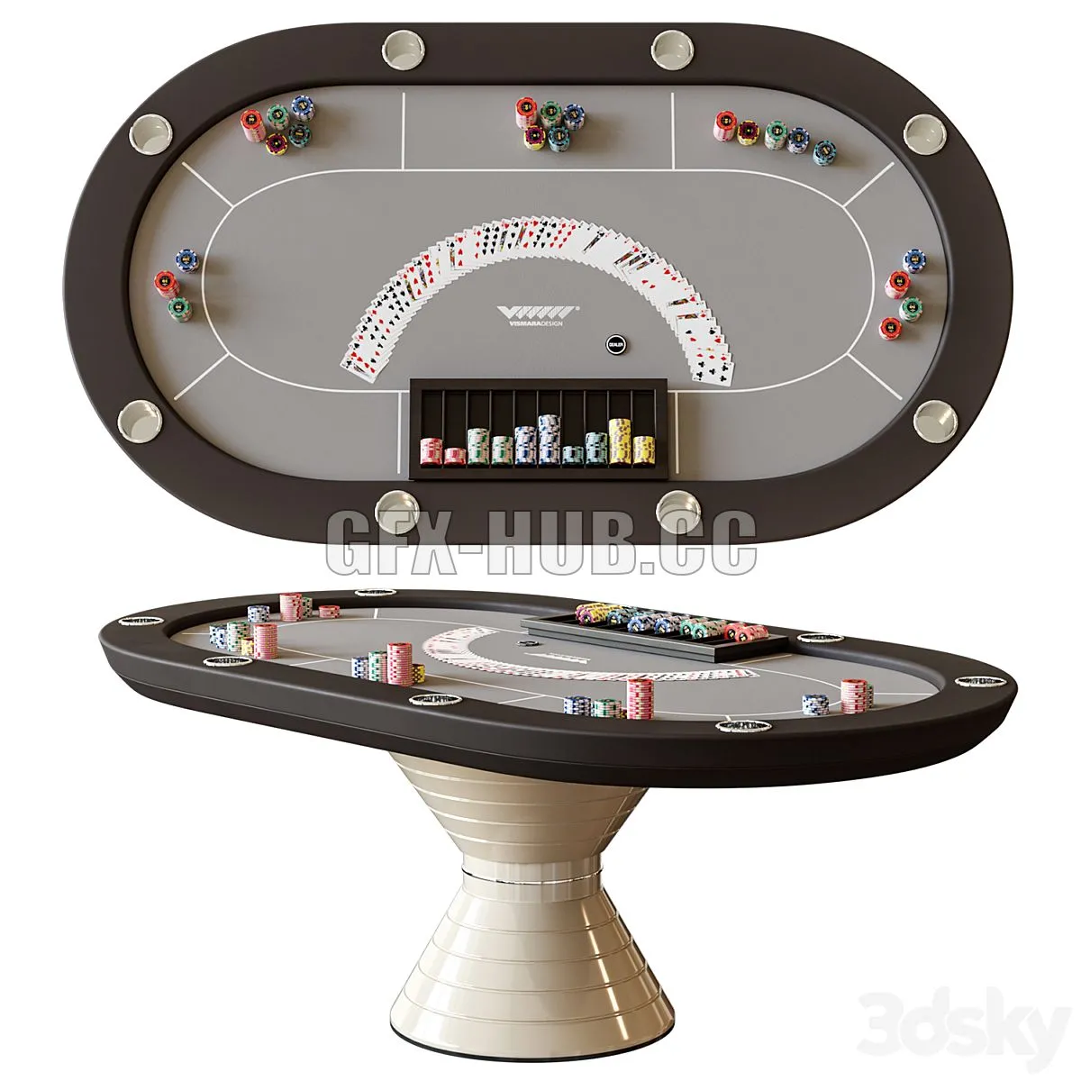 Vismara design poker table Free Download
