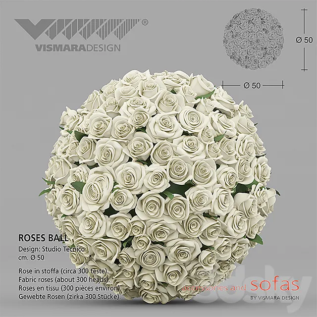 Vismara Roses Ball 3DModel