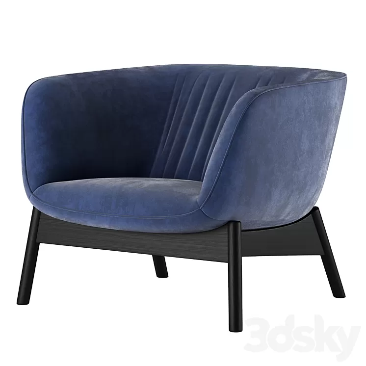 Vista lounge chair 3D Model