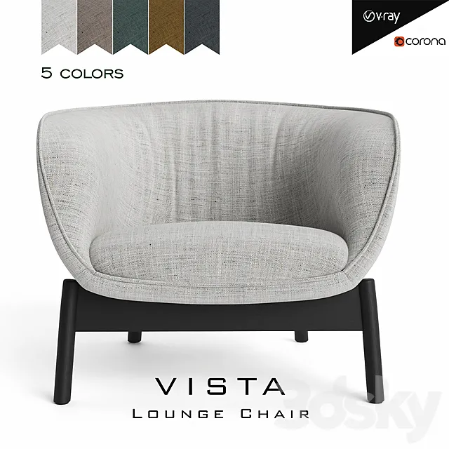 Vista Lounge Chair 3DModel