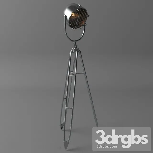 Vista Shiny Chrome Floor Lamp Free Download