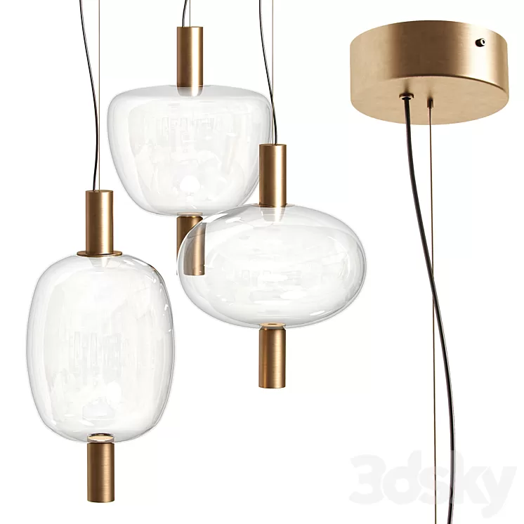 VISTOSI RIFLESSO PENDANTS 3 in 1 3D Model