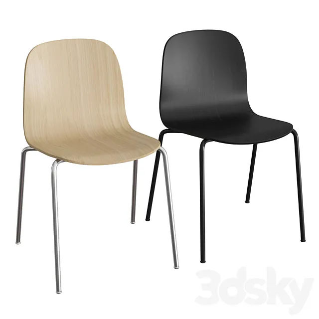 Visu tube base chair 3D Model