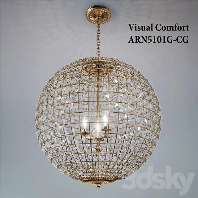 Visual Comfort ARN5101G-CG 3DModel