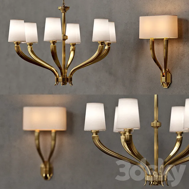 Visual Comfort CHC2462PN-NP 3DModel