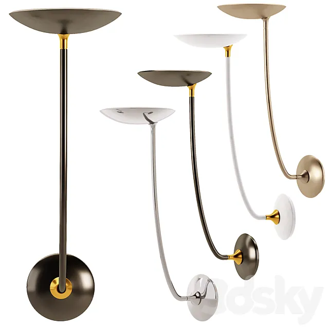 Visual Comfort & Co Wall Lamp Keira Collection Keira Large Sconce. 3D Model