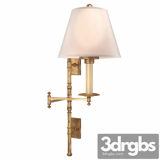 Visual Comfort Dorchester Double Backplate Swing Arm 3D Model Free