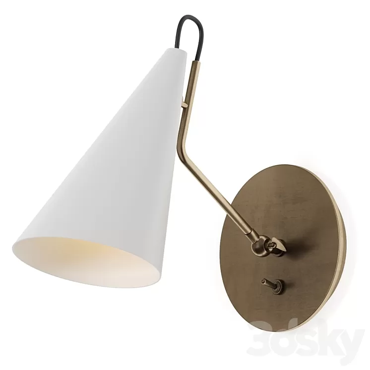 Visual Comfort Europe Clemente Wall Lamp 3D Model Free
