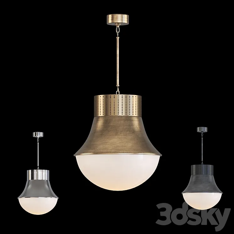 Visual Comfort KW5223 Kelly Wearstler 1 Light Mini Pendant 3D Model Free