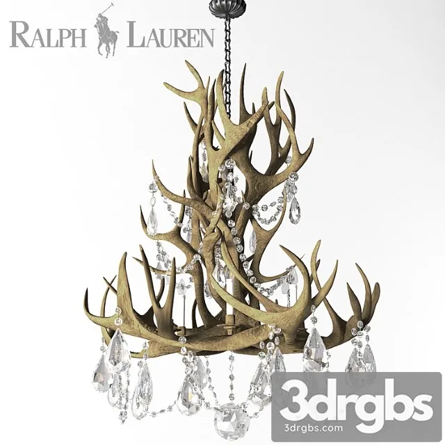 Visual Comfort Ralph Lauren Straton Single Tier Chandelier 1 3D Model Free