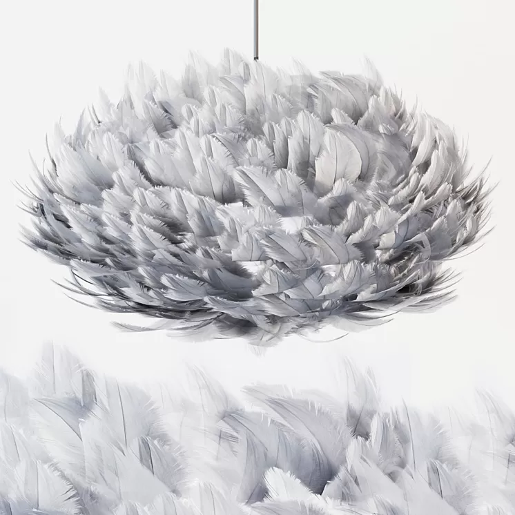 VITA copenhagen _ Plafond Eos XL light gray 3D Model