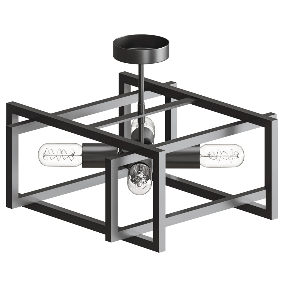 Vitaluce - Chandelier art. V3981-1/4PL 3D Model