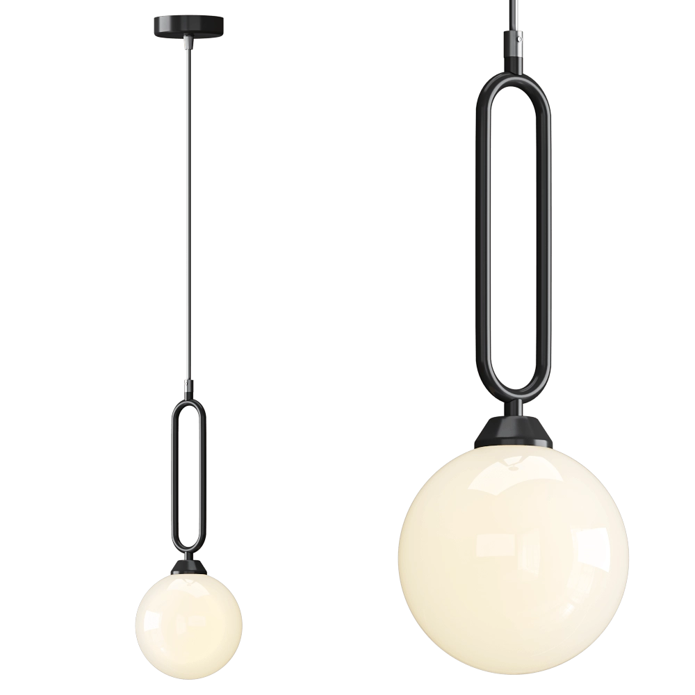 Vitaluce - Pendant lamp V2930-1-1S 3D Model