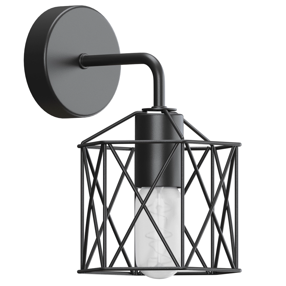 Vitaluce - Wall lamp V4382-0-1A 3D Model