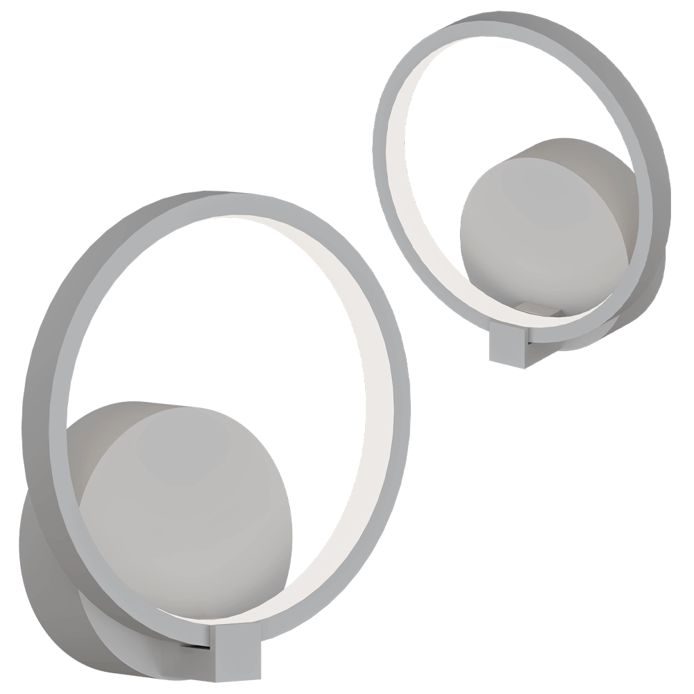 Vitaluce - Wall lamp V4609-0/1A 3D Model