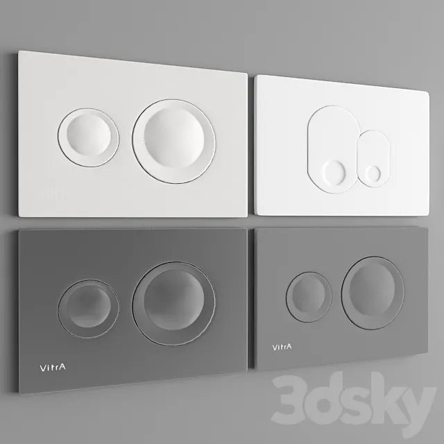 Vitra 711-2080; Vitra 711-2085; VitrA 711-2000; Vitra 711-1080 3D Model