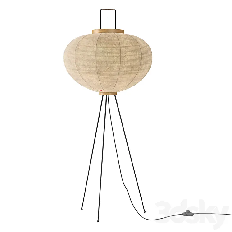 Vitra Akari 10A 3D Model Free