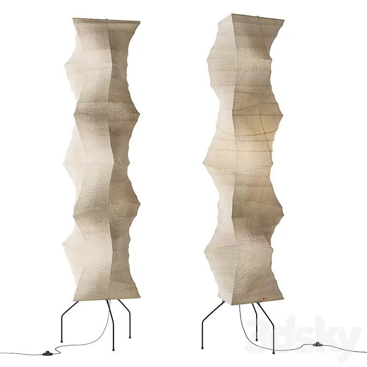 Vitra Akari UF4-33N 3D Model