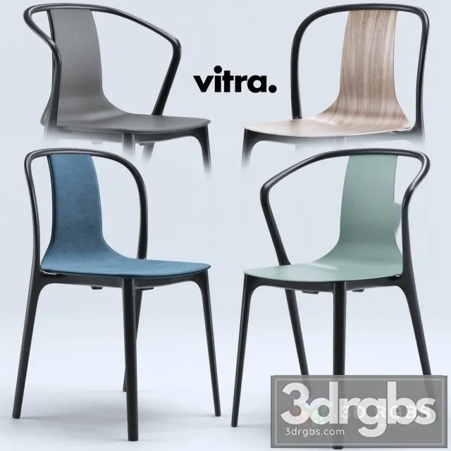 Vitra Belleville Chair 3D Model Free